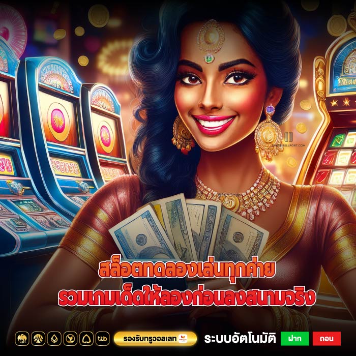 สล็อตทดลองเล่นทุกค่ายรวมเกมเด็ดให้ลองก่อนลงสนามจริง